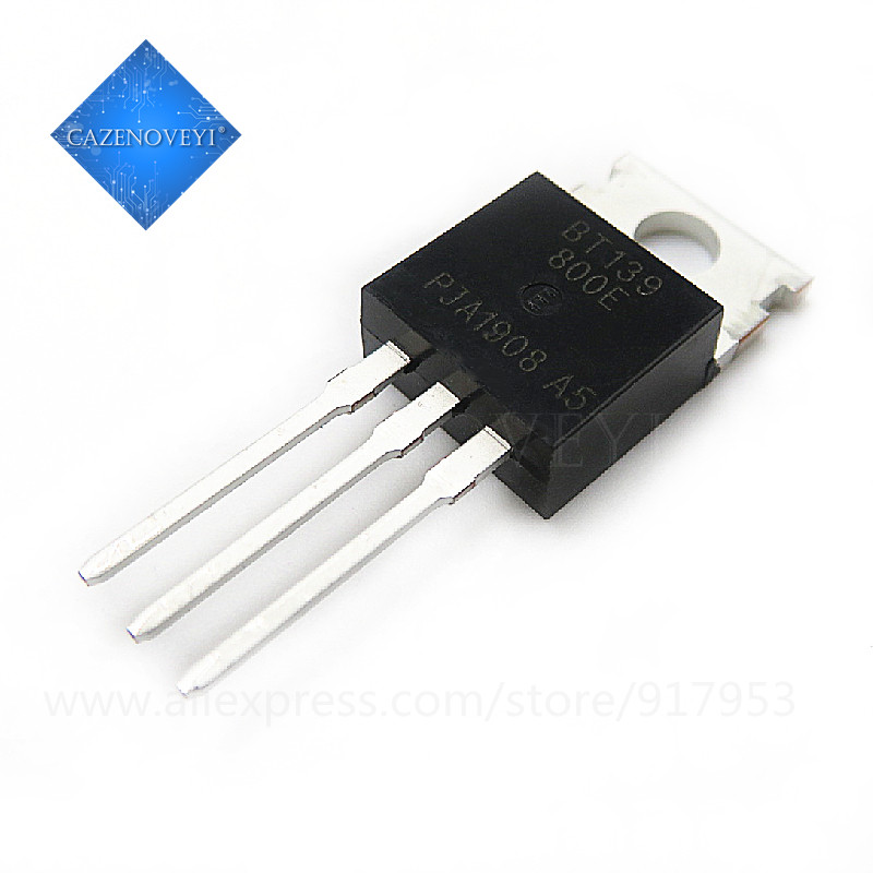 10 Cái BT139-800E BT139-800 TO-220 BT139 RAIL TRIAC Mới nguyên bản Còn hàng