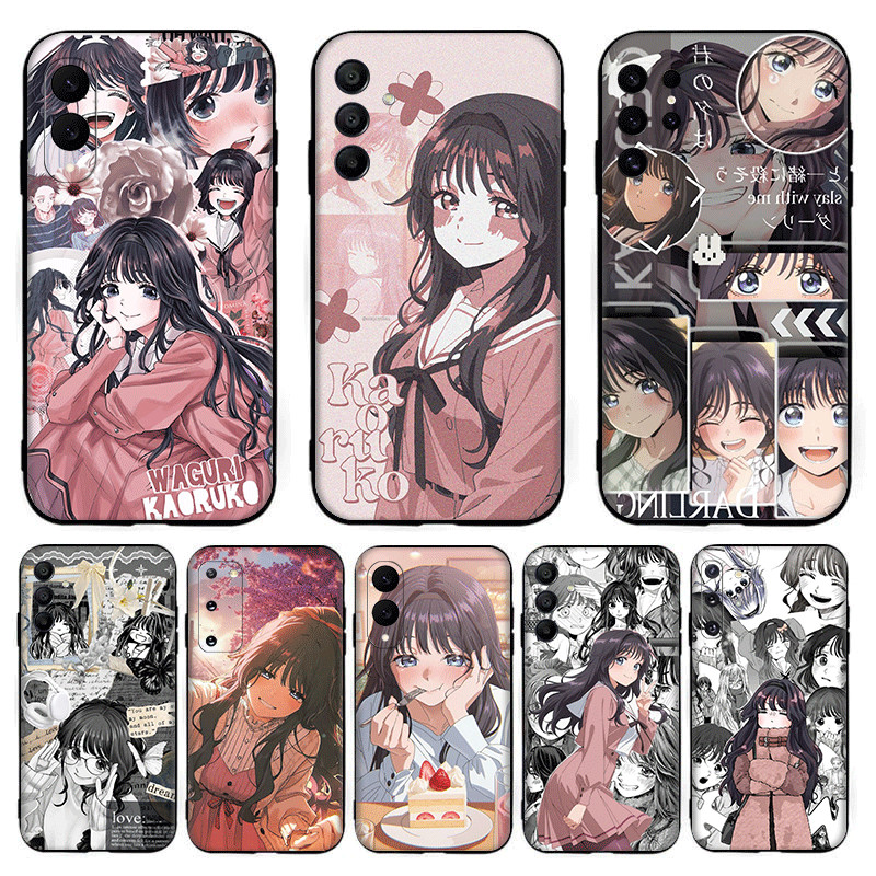Anime Cô gái dễ thương waguri kaoruko  R5 cho Samsung S7 Edge S8 Plus S9 S10 S10E Lite S20 Ultra Khả