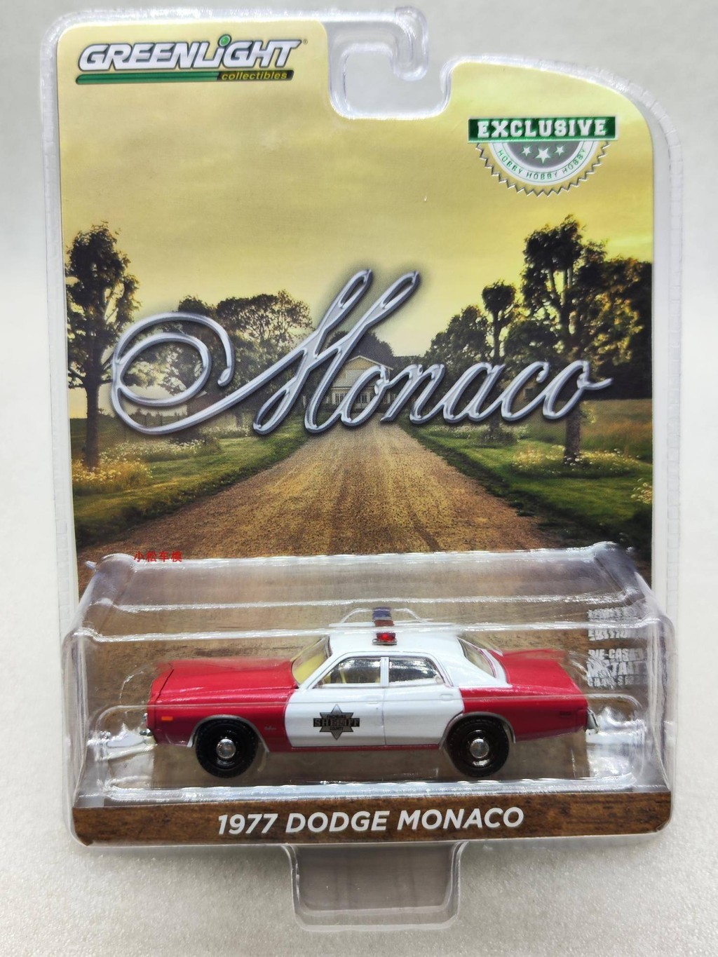 GreenLight GreenLight 1: 64 1977 Dodge Monaco Dodge Monaco Xe cảnh sát 30203 Mẫu xe không in