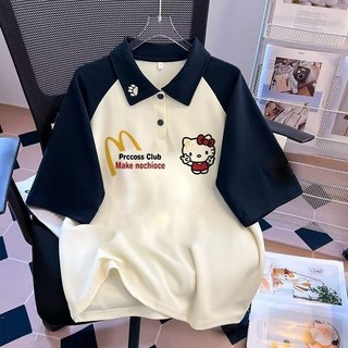  Sản phẩm mới  Váy mùa hè JUTUI cho bé gái Áo sơ mi polo cổ áo thun ngắn tay dáng rộng 