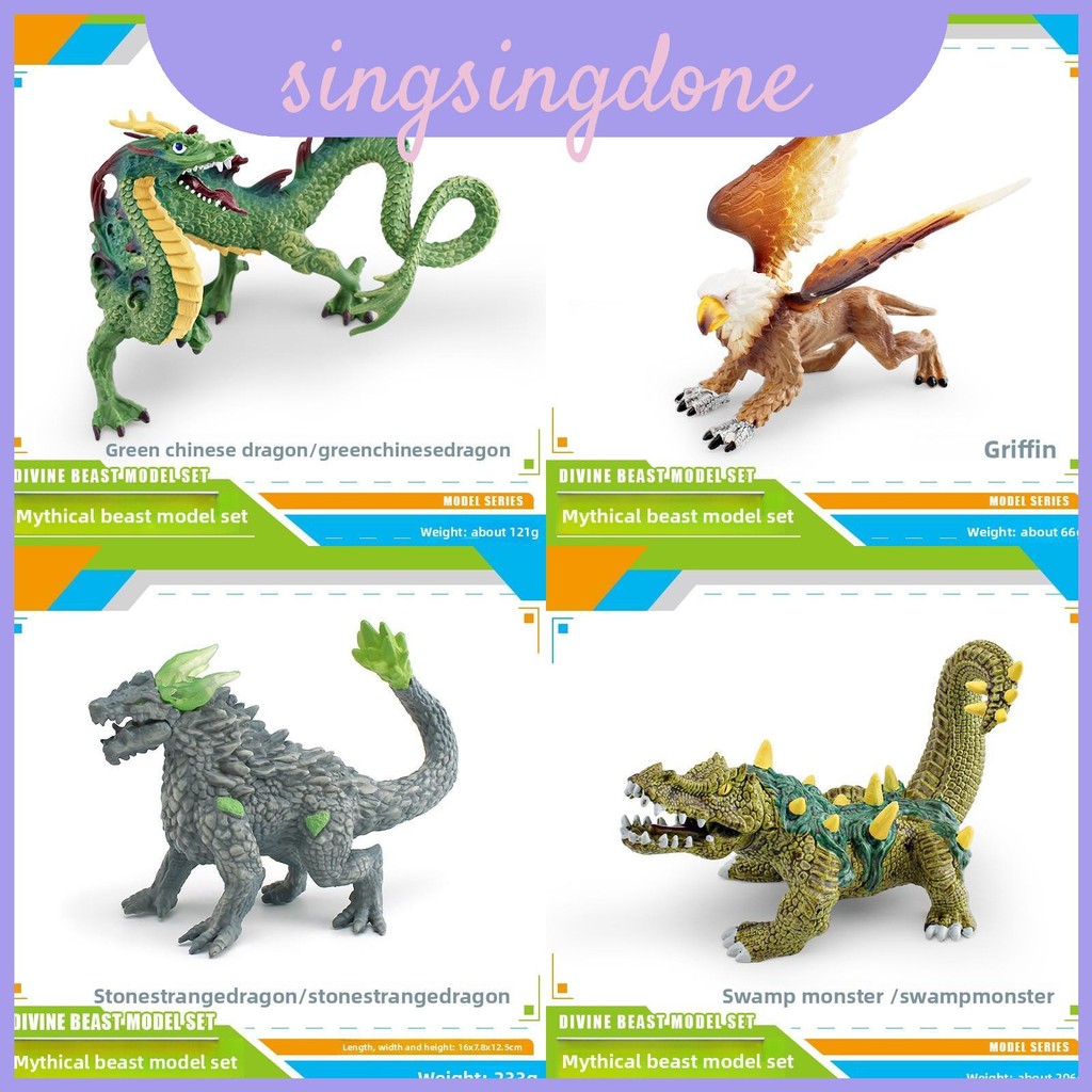 Mô hình sinh vật thần thoại Griffin Swamp Monster Pvc Tượng tưởng tượng cho người sưu tập