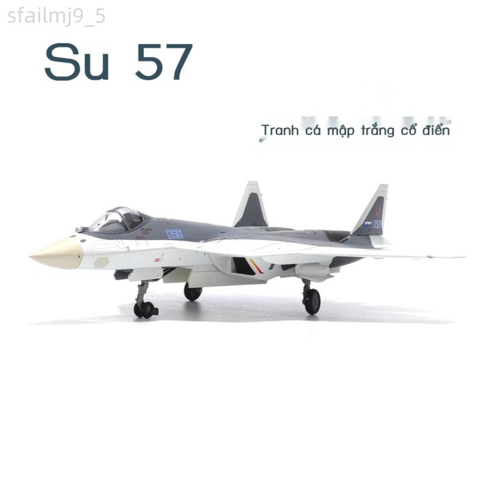 [HÀNG MỚI VỀ] Nga SU57Máy bay chiến đấu tàng hình054Mô hình máy bay Su57Mô hình máy bay hợp kim ho
