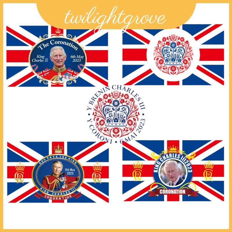 Vải Union Jack với thiết kế cờ Charles IIii của Wufudtp