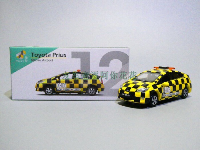 TINY Micro Shadow 12 MACAU AIRPORT MACAU Pris AIRPORT Cảnh Sát Ô Tô Hợp Kim Đồ Chơi Mô Hình Xe Out o