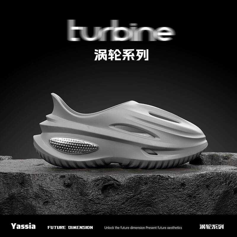 Asian Beam Sandals Nam Mặc Ngoài Thể Thao Sông Theo Dõi Giày Đế Dày Tăng Chiều Cao Baotou Lỗ Giày Đi