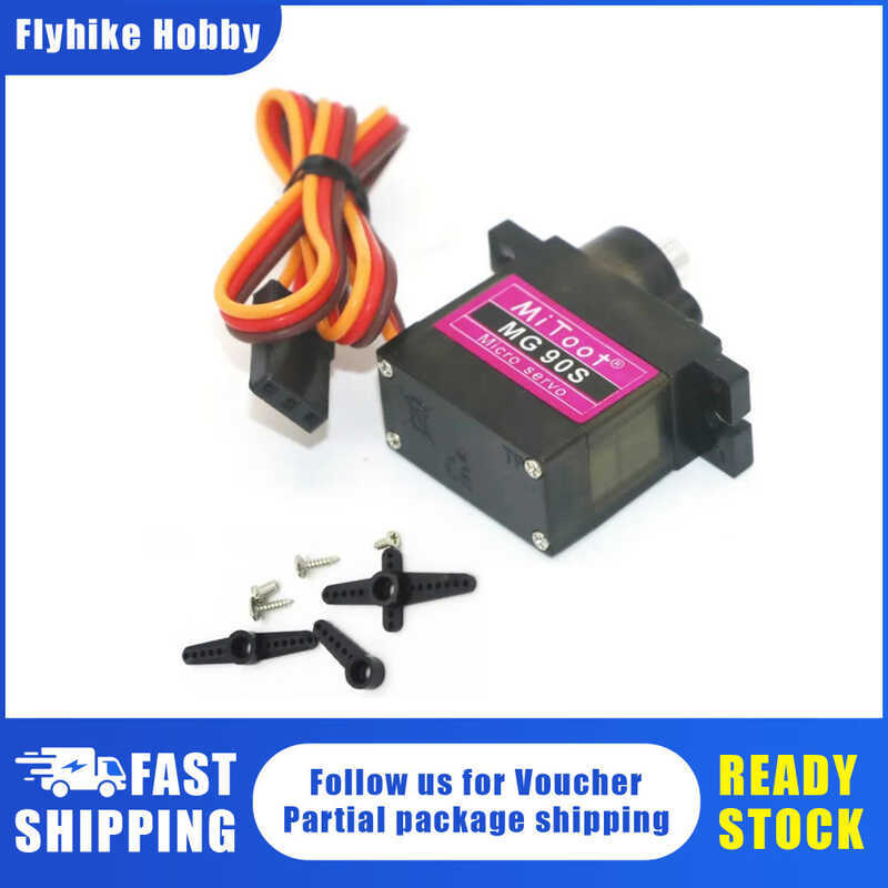 Mitoot MG90S 9g Kim Loại Gear Nâng Cấp SG90 Kỹ Thuật Số Micro servo Cho Xe Thông Minh Trực Thăng Boa