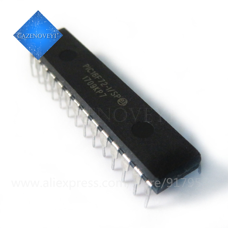 5 Mảnh PIC16F72-I / SP PIC16F72 16F72-I / SP 16F72 DIP-28 Còn hàng