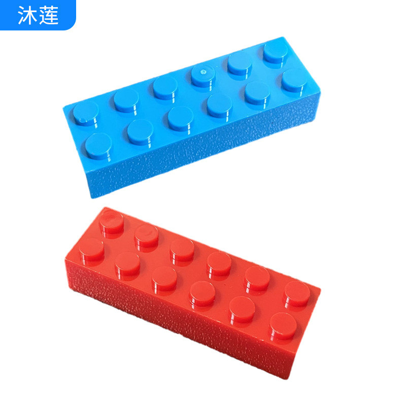 Tương thích với Lego 44237 2456moc Khối xây dựng Phụ tùng cơ bản Gạch cao 2X6 Gạch 1kg Lô tối thiểu