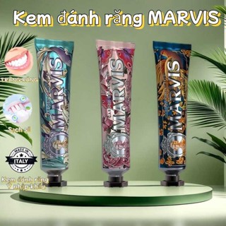  Kem Đánh Răng Marvis Garden Collection - Kissing Rose Dream Osmanthus Sinuous Lily 