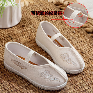 [Lễ hội trung thu] Giày vải Hanfu thêu cổ điển Trung Quốc mới dành cho bé trai
