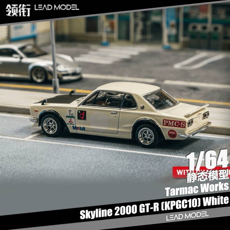 |Skyline 20 GT-R KPGC10 TARMAC 1 / 64 Mẫu xe màu trắng TW