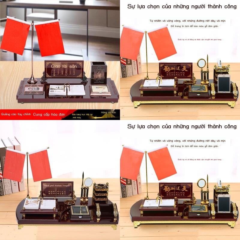 [Đa Năng] 『High-end Office Ornaments Boss Storage Pen Holder Creative Student E-commerce Multifunct
