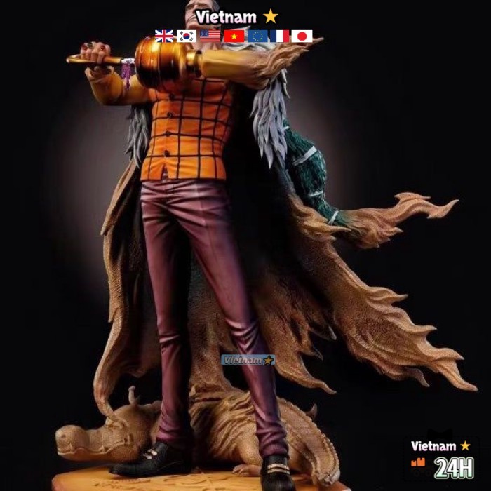 Phiên bản chất lượng cao của Hegemony Club Laosha One Piece GK phiên bản ngoại vi hoạt hình Mowan p