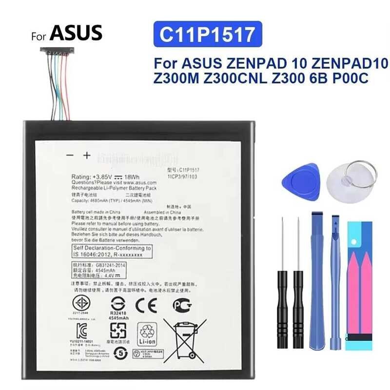 Dành Cho ASUS Zenpad 10 Z300M Z300CNL Z301MFL P028 P00L Z301M Z301MF P00C C11P1517 bty 4680mAh