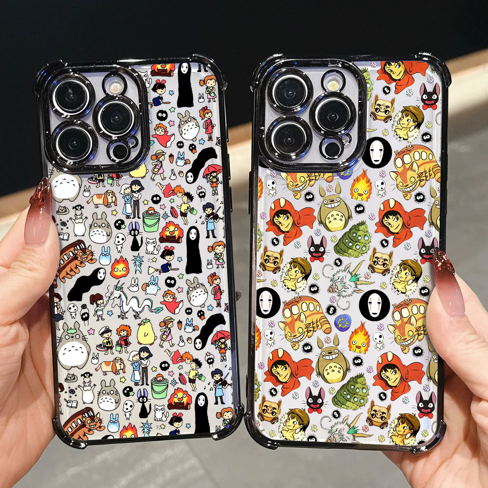 Studio Ghibli Anime Nhật Bản Spirited Away Totoro Chống Sốc Dành Cho Samsung A57 A37 A27 A17 A07 A56