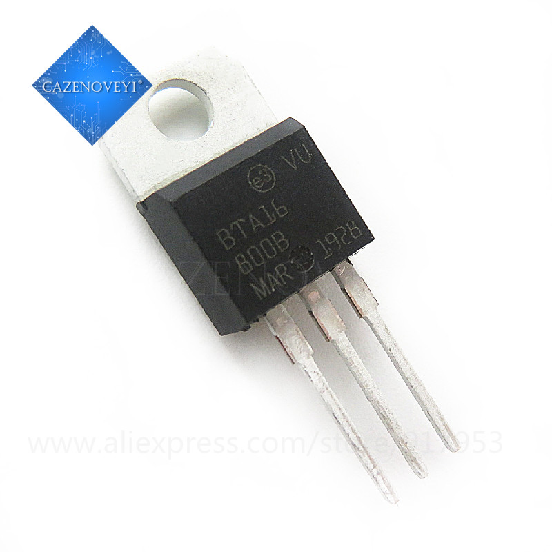 10 Mảnh BTA16-800B BTA16-800 TO-220 800V 16A chip gốc mới