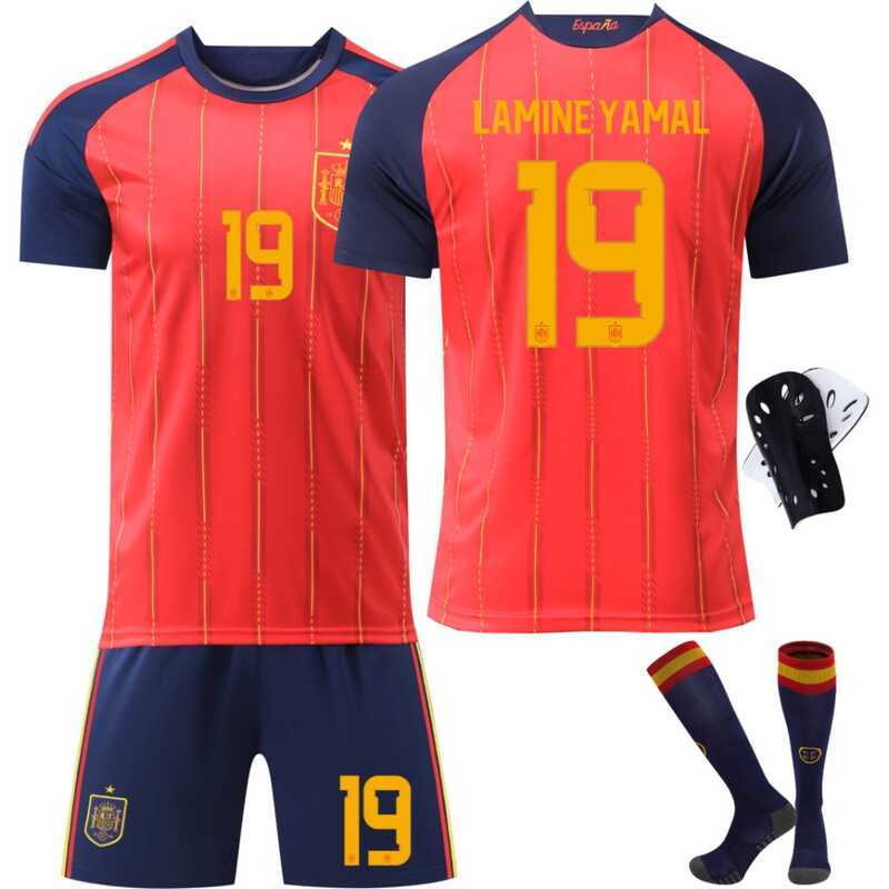Áo đấu World Cup Tây Ban Nha 2026 Số Bộ áo bóng đá 9 Garvi 19 Yamar 4 Kubrazil Pedri