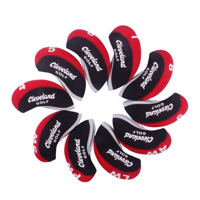 ·  Cleveland Golf Club Head Cover Head Cover Vỏ gỗ Vỏ sắt Putter Cover Trọn bộ