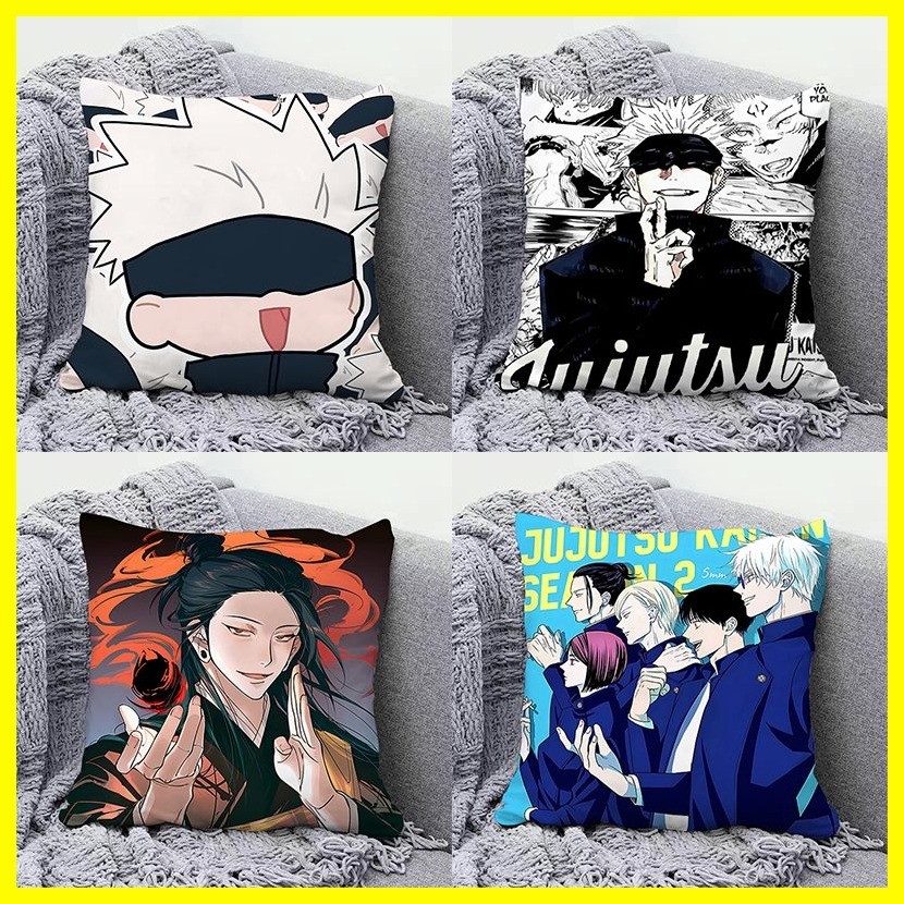 [ZOCI] Gối Gojo Satoru Geto Suguru Gojo Satoru Gối Ngoại Vi Hoạt Hình Anime Nhà Phòng Khách Trang Tr