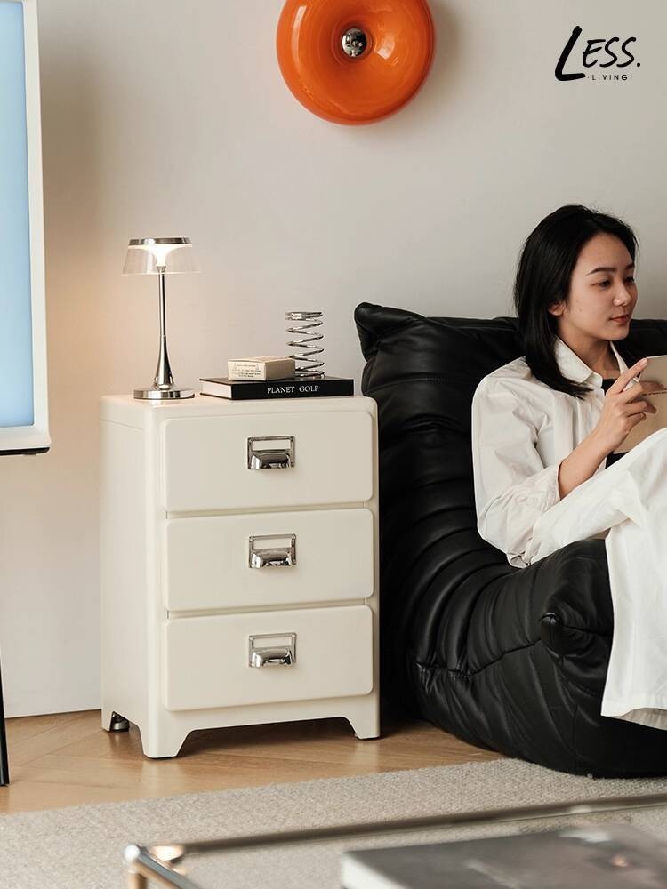 [GIÁ SỐC] Tủ vintage Less Living, lưu trữ phòng ngủ, bàn đầu giường, bên sofa, tủ ngăn kéo kim loại
