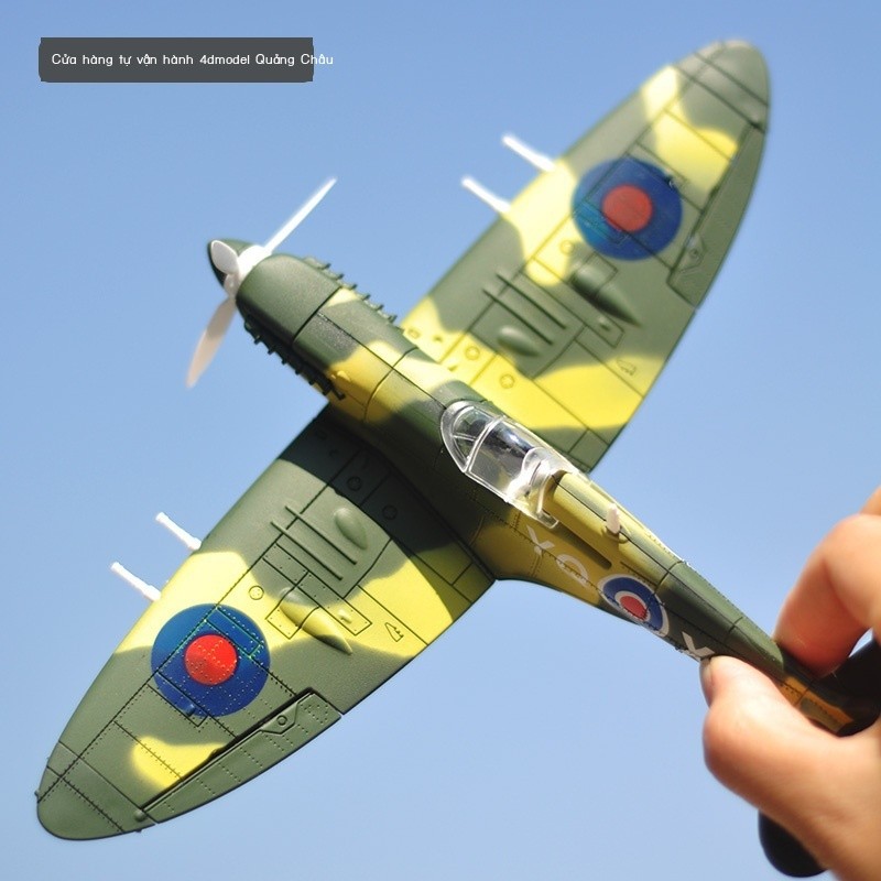 [SẴN-RẺ]  QUNYOUXIANG 4D Hội 1/48 Mô hình máy bay trong Thế chiến II BF109 Pirate Spitfire Fighter
