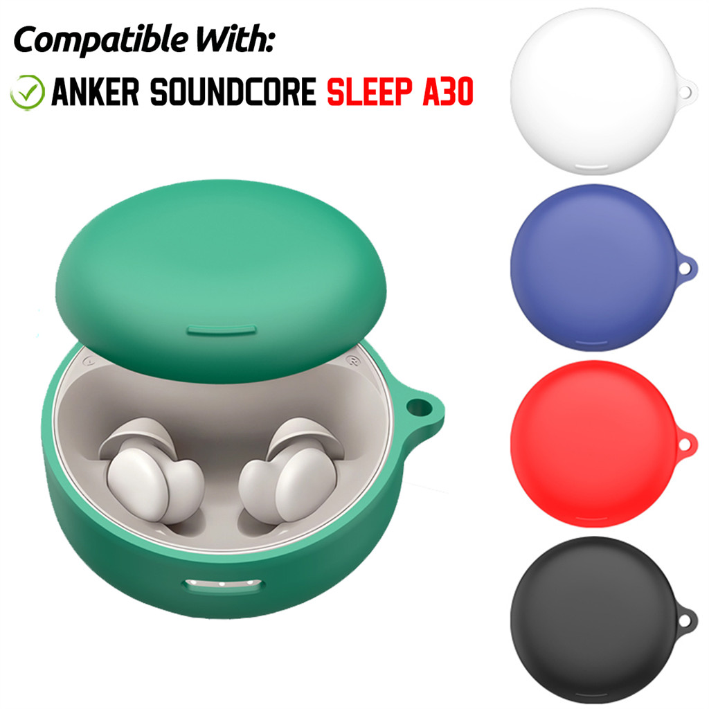 Dành Cho Anker SoundCore Sleep A30 Tai Nghe Silicon Mềm Chống Sốc Vỏ Bảo Vệ Có Móc