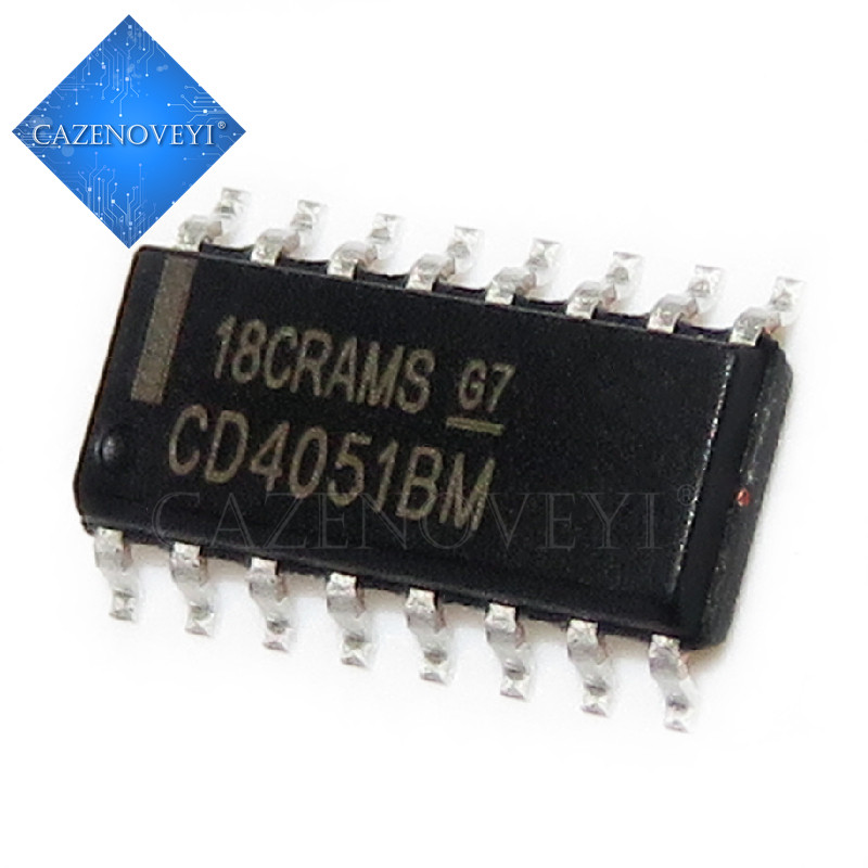 10 Mảnh CD4051BM CD4051 4051 SOP16 Tám Công Tắc Chọn Lọc Mới Chính Hãng Còn Hàng