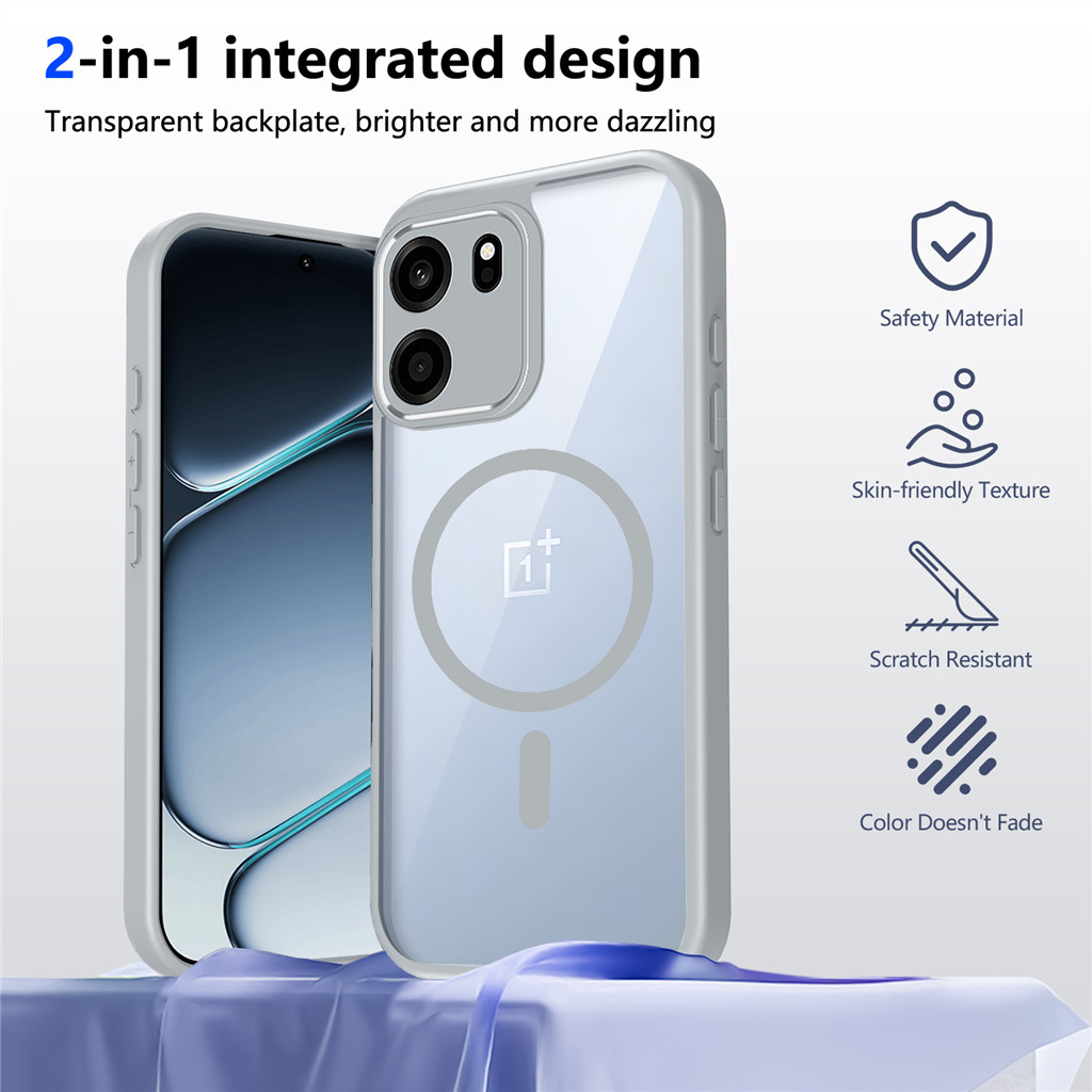 Ốp từ tính cho Oneplus Nord CE 5 6 6lite ⭐Vỏ điện thoại PC sạc không dây⭐ Vỏ chống sốc CE5 CE6 CE6li
