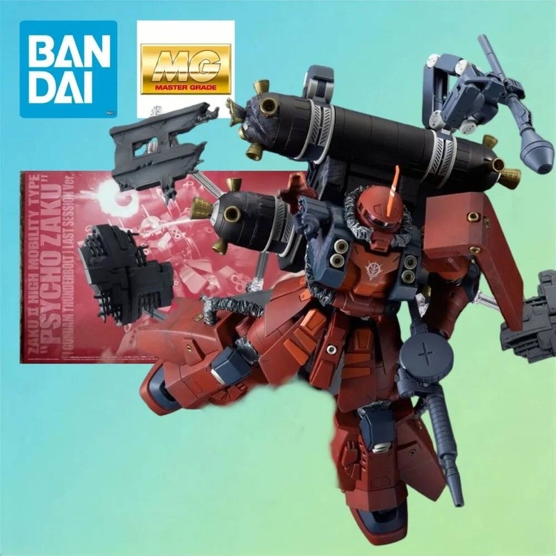 Bandai MG 1/100 Master Grade High Mobility Psycho Zaku MS-06R Gundam Thunderbolt Last Session Mô hìn