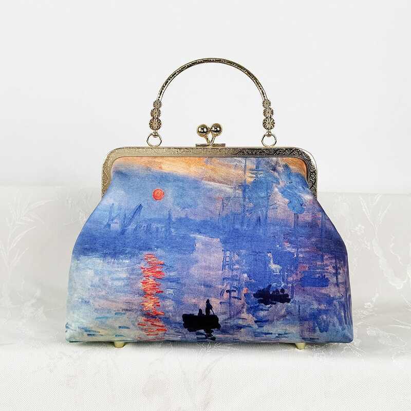 < Master Tranh Nổi Tiếng > Claude Monet Claude Monet Water Lily Water Lilies Túi Nữ Một Vai