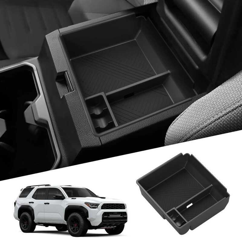 Dành Cho Xe Toyota 4Runner 2025 Bảng Điều Khiển Trung Tâm Tay Khay Bảo Quản ABS Sắp Xếp Tidying Phụ 