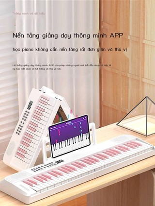    Siêu Tiết kiệm  Đàn Piano Gấp Gọn Di Động 88 Bàn Điện Tử Dành Cho Học Sinh Người Mới Bắt Đầu Giáo 