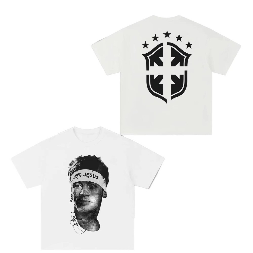Neymar Oversize Tee Áo Thun Nam Cotton, Thiết Kế Athleisure