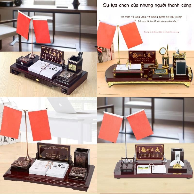 [GIÁ SỐC] High-end Office Ornaments Boss Storage Pen Holder Creative Student E-commerce Multifuncti