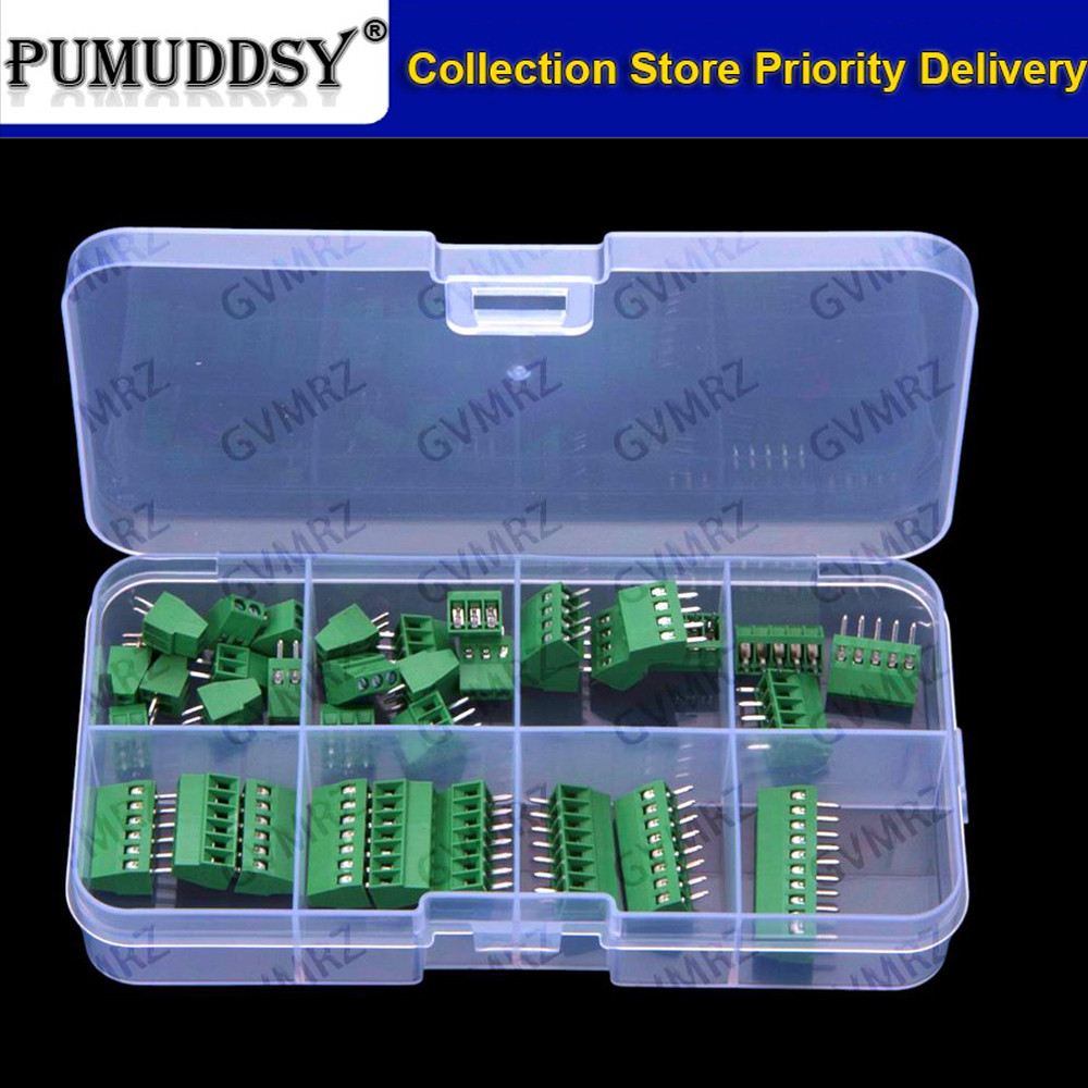 35 Chiếc KF128 2P 3P 4P 8P 10P Vít Có Ren Đầu Nối Đầu Cuối 2.54MM Sân