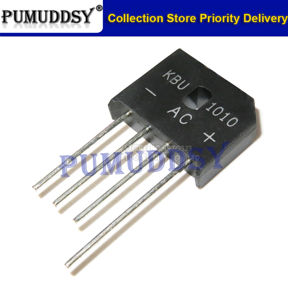 Bộ 50 KBU1010 KBU-1010 10A 1000V diode cầu rect