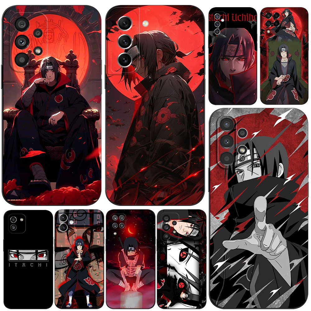 Ốp Lưng Samsung Galaxy A23 4G LTE M34 A33 A53 A73 4G 5GSoft Silicon Vỏ Điện Thoại Màu Đen tpu Sasuke