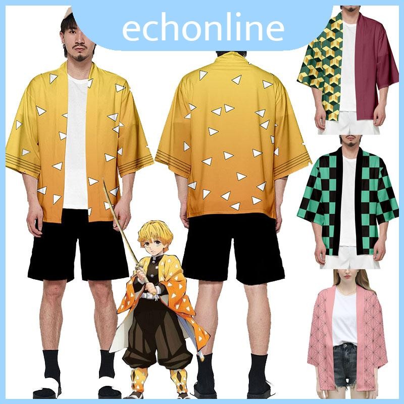 Áo Khoác Haori Cosplay Kamado Nezuko Demon Slayer - Thiết kế thanh lịch và thoải mái