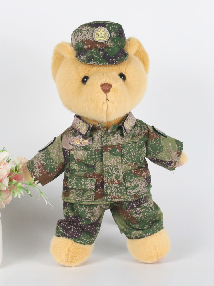 [GIÁ SỈ]  Quân Giải Phóng Nhân Dân Gấu Lớn Sang Trọng Đồ Chơi Người Lính Anh Trai Búp Bê Áo Búp Bê