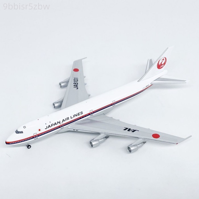 JET 1:400JAL Boeing B747-100Mô hình mô phỏng máy bay chở khách bằng hợp kim, đồ trang trí của hãng
