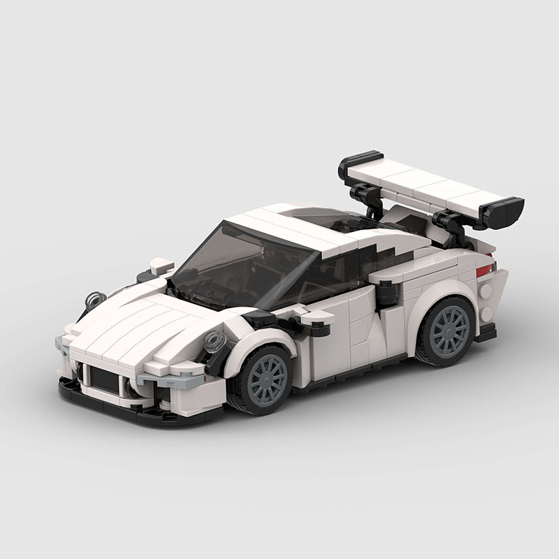MOC Porsche 911 GT3 RS Racing Xe thể thao Khối xây dựng Đồ chơi cho trẻ em Bé trai và Bé gái Tương t