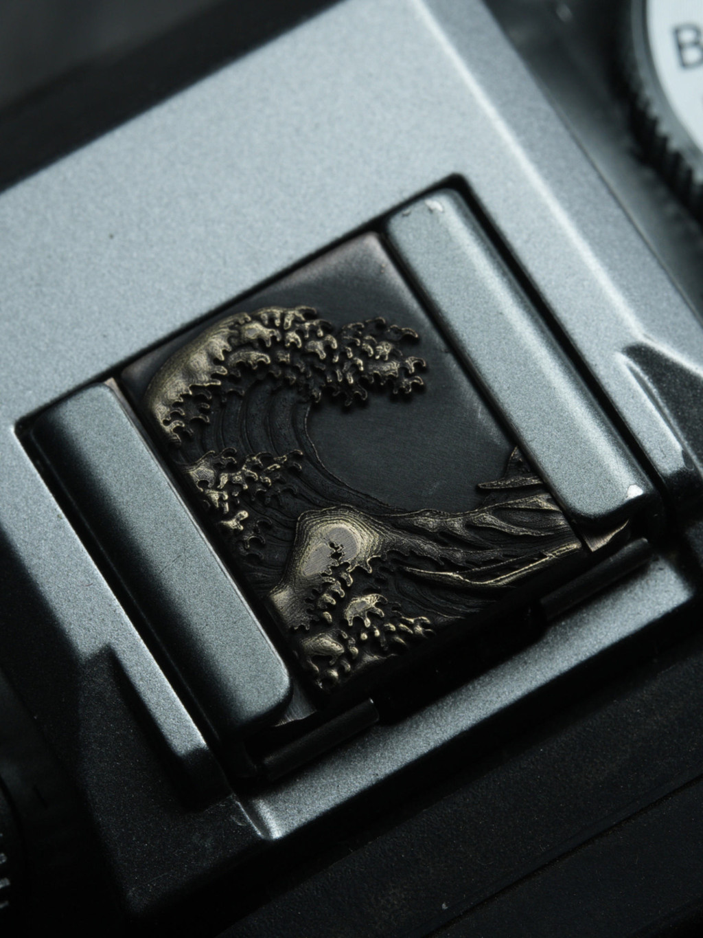 Kanagawa Surfing Ba Chiều Hot Shoe Cover Thích Hợp Cho Fuji Hot Shoe Cover XM5 Nikon Hot Shoe Cover 