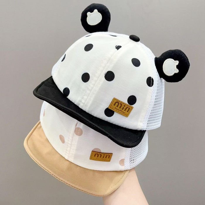 Baby Hat Summer Thin Mesh Peaked Cap For 0-1 Year Old Baby Boy Breathable Sun Protection Summe