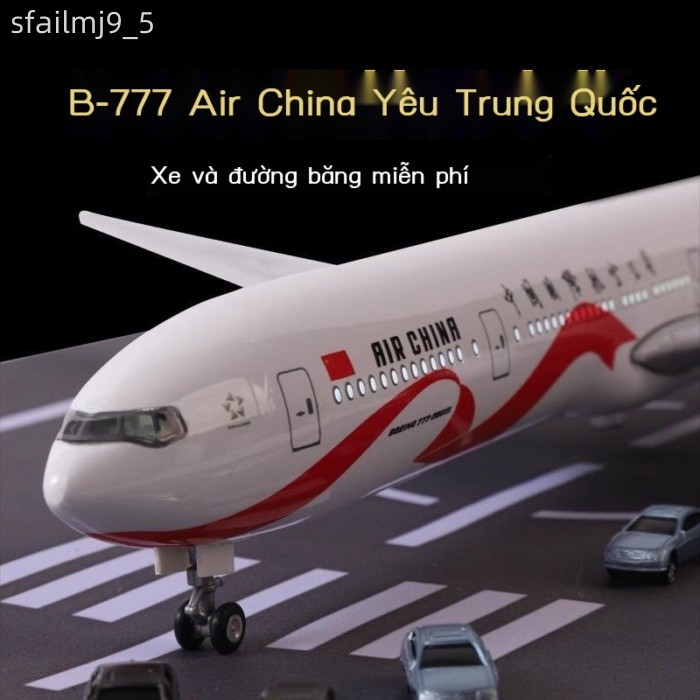 [ HOT Sale ] 47cm Boeing777Mô hình máy bay Air China, hãng hàng không quốc tế Trung Quốc, đồ chơi m