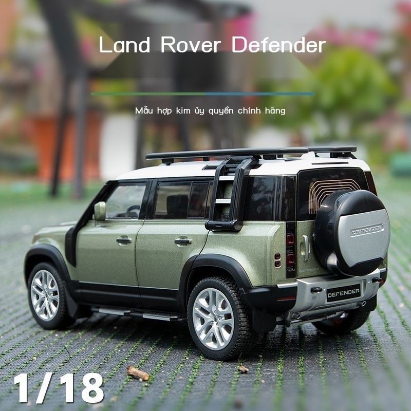 [Ảnh thật/Video] 1:18 Land Rover Defender Hợp Kim Mô Phỏng Xe Mô Hình Xe Range Rover Âm Thanh Và Án