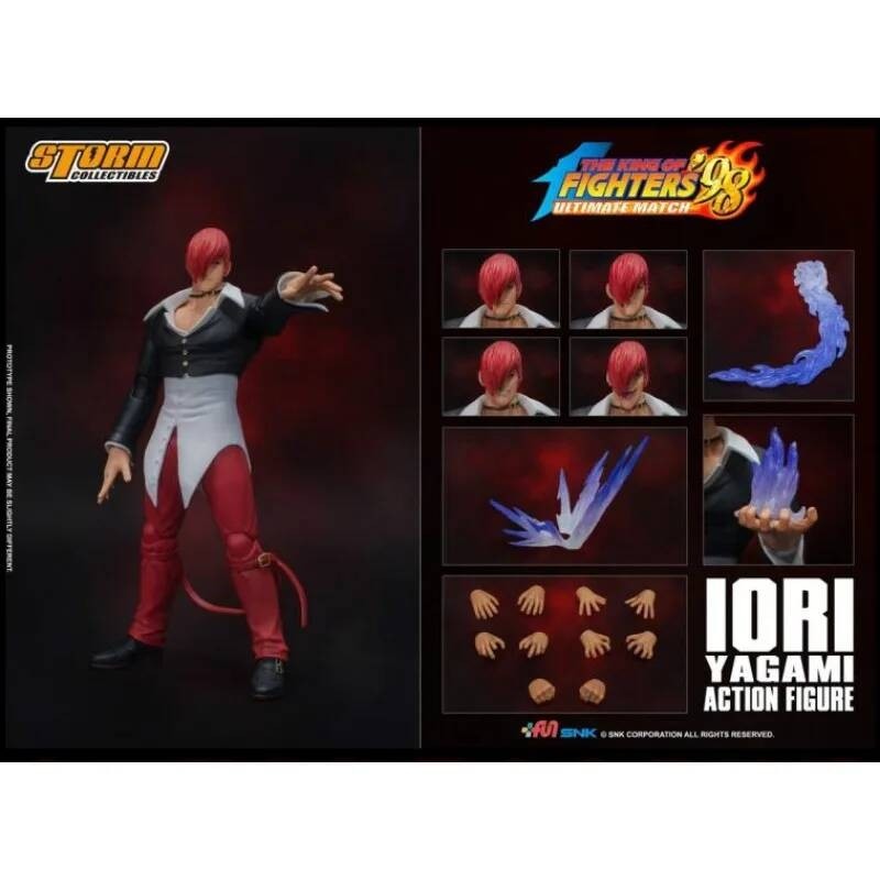 Storm Toys 1/12 King of Fighters 98 LORI Hachinohe Phiên bản đặc biệt màu tím KOF98 Mô hình nhân vật