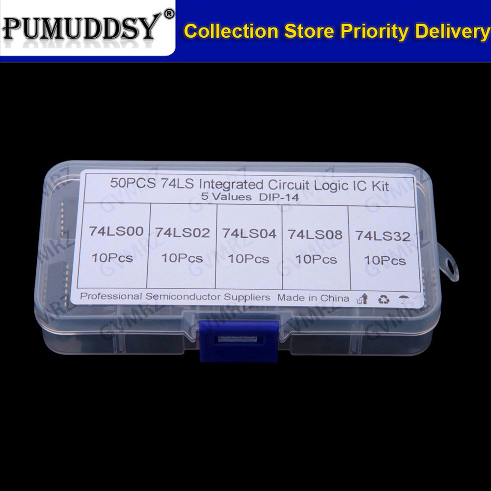 74LS00 74LS02 74LS04 74LS08 74LS32 DIP-14 Bộ kết hợp IC DIP mạch tích hợp có hộp