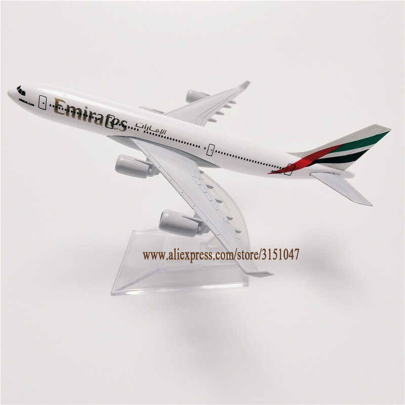 [Phong cách] Air Arab Emirates 340 A340 Máy bay hợp kim Diecast Model Máy bay Quà tặng