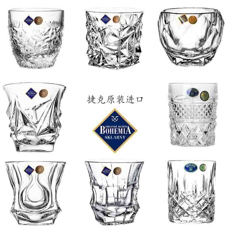 Séc Nhập Khẩu BOHEMIA BOHEMIA Pha Lê Thủy Rượu Thủy Tinh Tinh Thần Cao Cấp Dày Whisky Thủy Tinh