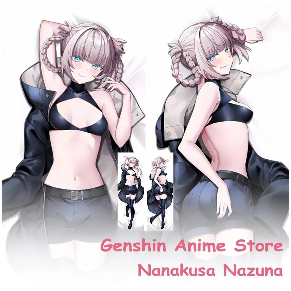 Anime Nanakusa Nazuna Gợi Cảm Vỏ Gối Cosplay Đạo Cụ Hoạt Hình Polyester Hai Mặt In Hình Otaku Gối Da